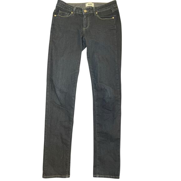 Paige Denim Women 28 Skyline Skinny Dark Wash Jeans - Picture 1 of 9